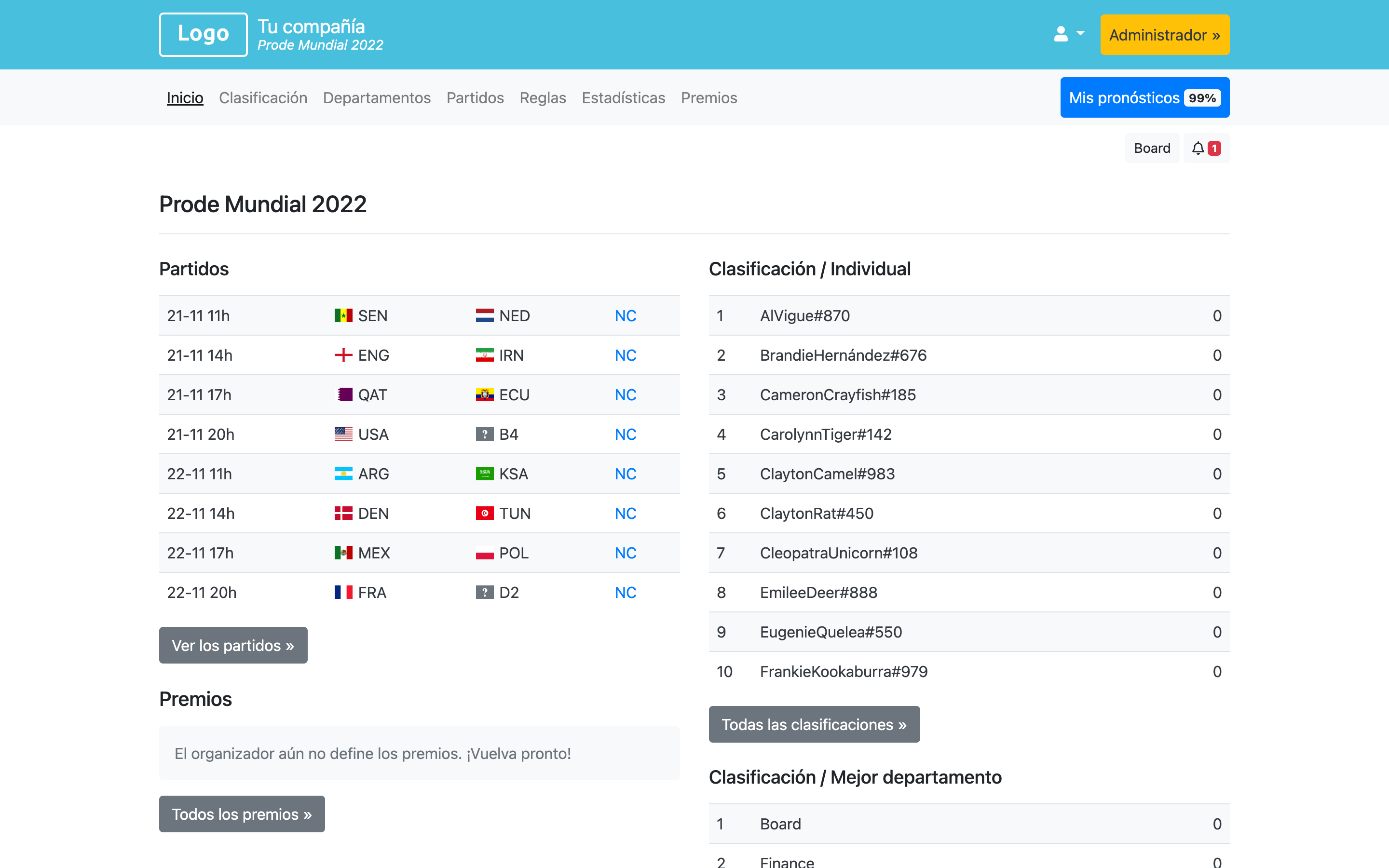 Prode Copa Mundial 2022 - Copa Mundial 2026