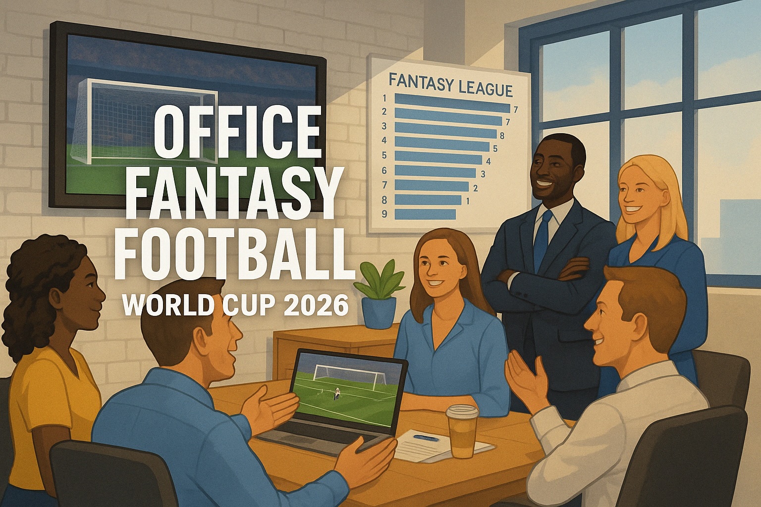 Banner de Prode del Mundial para oficinas